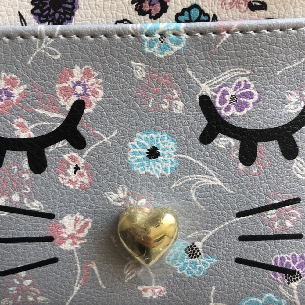 🏷$28|Betsey Johnson card/coin/Wallet case NWT cat - Picture 4 of 7